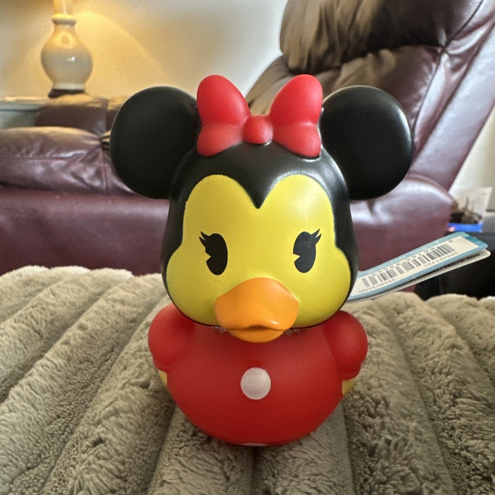 Disney Duckalooz Rubber Duck‎ Minnie Mouse Jeep Bath Tub Toy Duckie